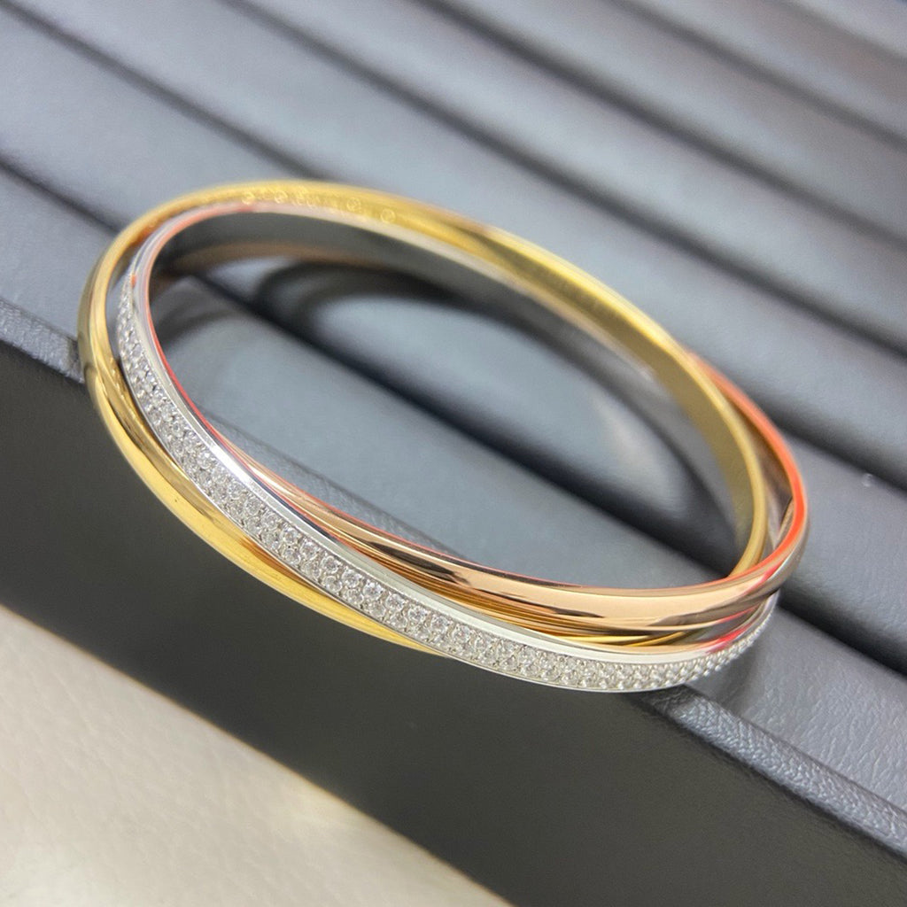 [⭐moonlume]TRINITY 2.8MM SMALL BRACELET