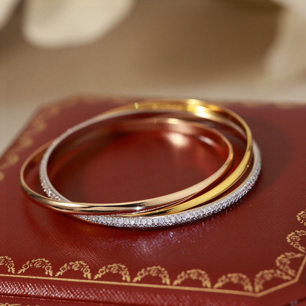 [⭐moonlume]TRINITY 2.8MM SMALL BRACELET