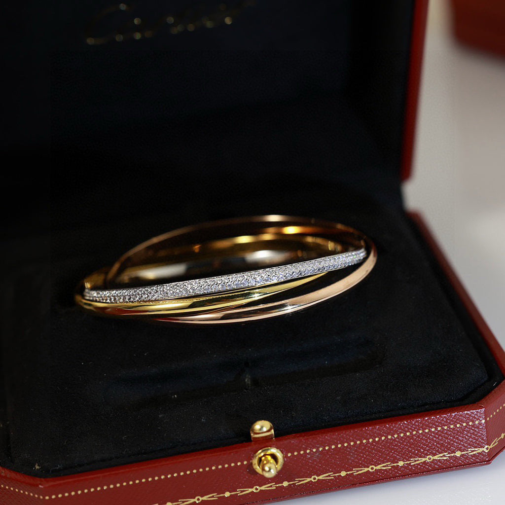 [⭐moonlume]TRINITY 2.8MM SMALL BRACELET