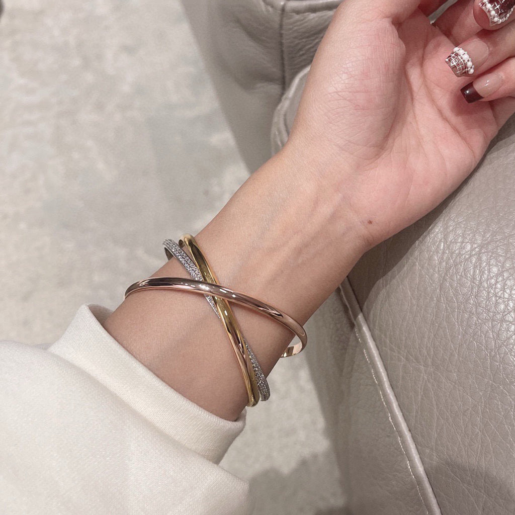 [⭐moonlume]TRINITY 2.8MM SMALL BRACELET