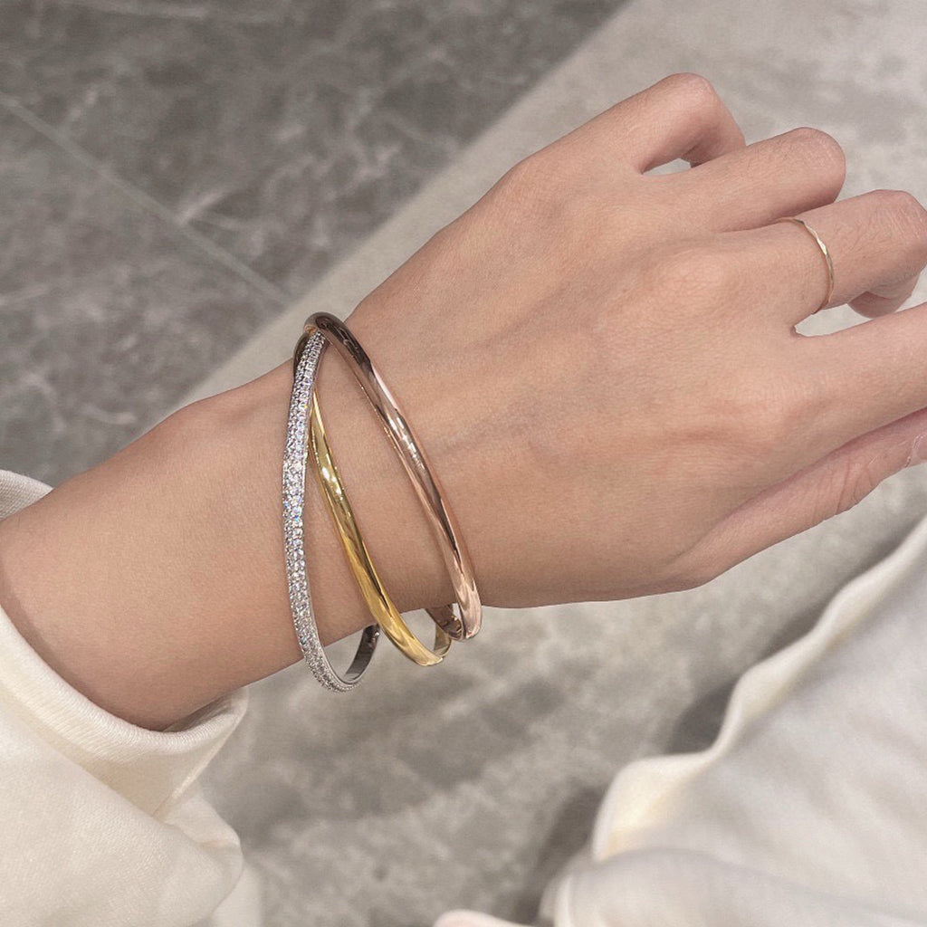 [⭐moonlume]TRINITY 2.8MM SMALL BRACELET