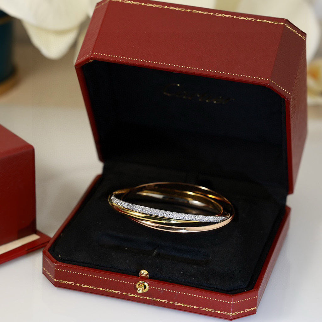 [⭐moonlume]TRINITY 2.8MM SMALL BRACELET