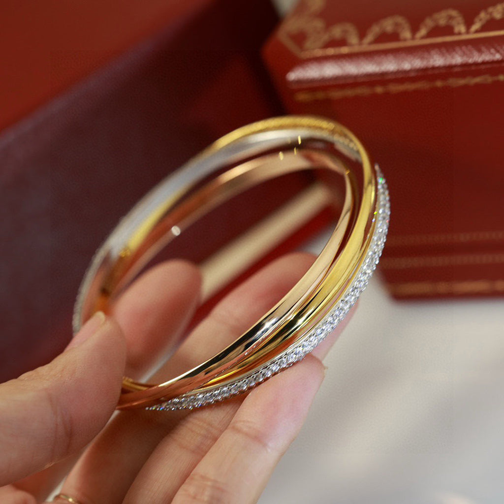 [⭐moonlume]TRINITY 2.8MM SMALL BRACELET