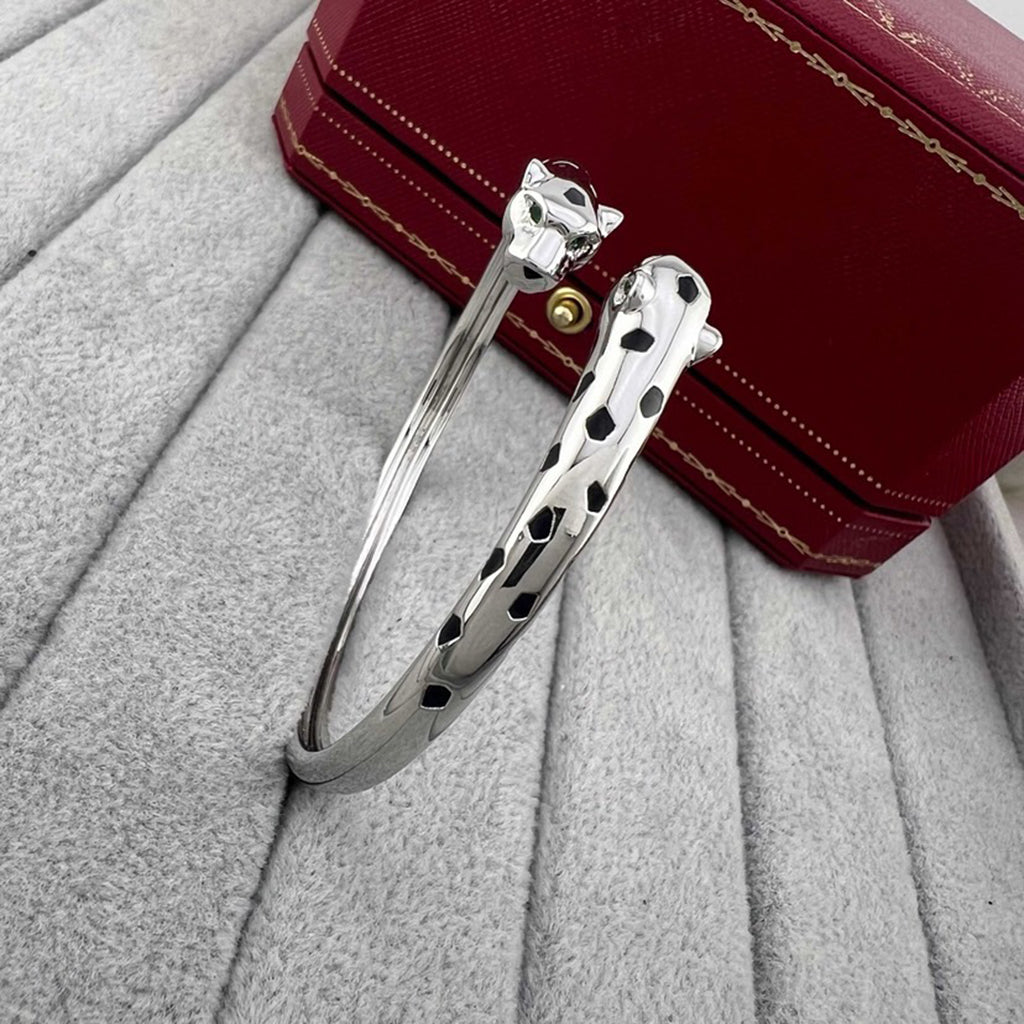 [⭐moonlume]PANTHERE DOUBLE HEADED OPEN BRACELET