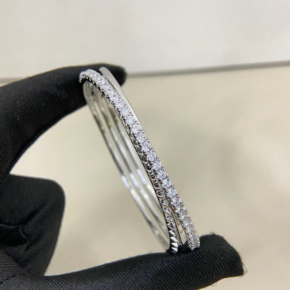[⭐moonlume]ETINCELLE HALF-PAVED DIAMOND BRACELET
