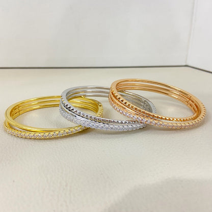 [⭐moonlume]ETINCELLE HALF-PAVED DIAMOND BRACELET