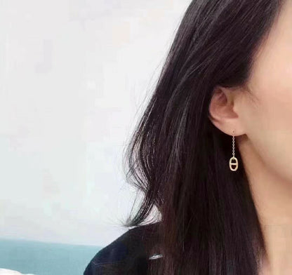 [⭐moonlume]CHAINE TASSEL EARRINGS