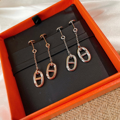 [⭐moonlume]CHAINE TASSEL EARRINGS