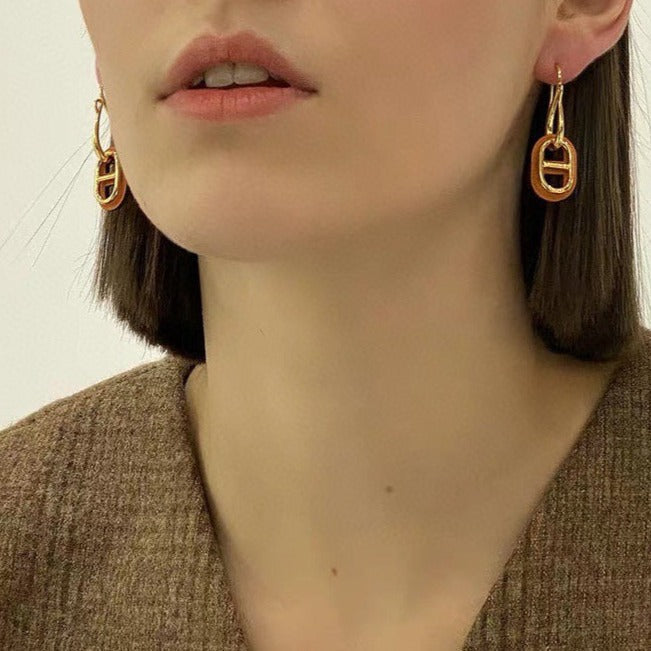 [⭐moonlume]HM O'MAILLON GOLD EARRINGS