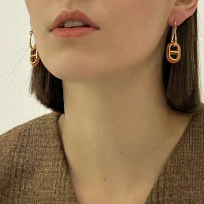 [⭐moonlume]HM O'MAILLON GOLD EARRINGS