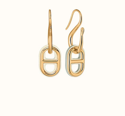 [⭐moonlume]HM O'MAILLON GOLD EARRINGS