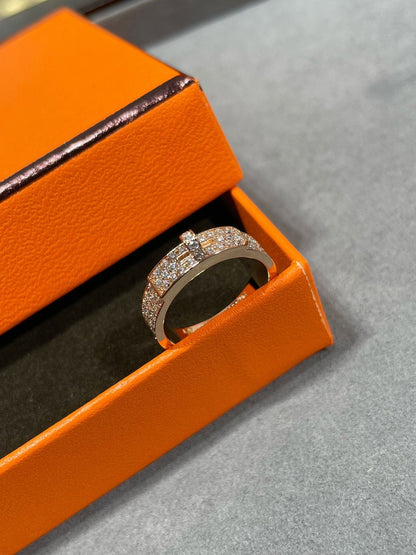 [⭐moonlume]KELLY PINK GOLD DIAMOND RING