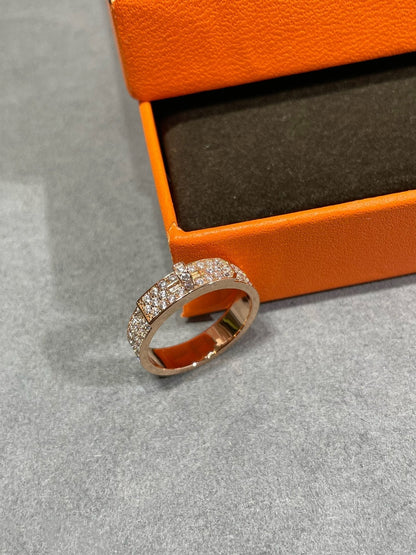 [⭐moonlume]KELLY PINK GOLD DIAMOND RING
