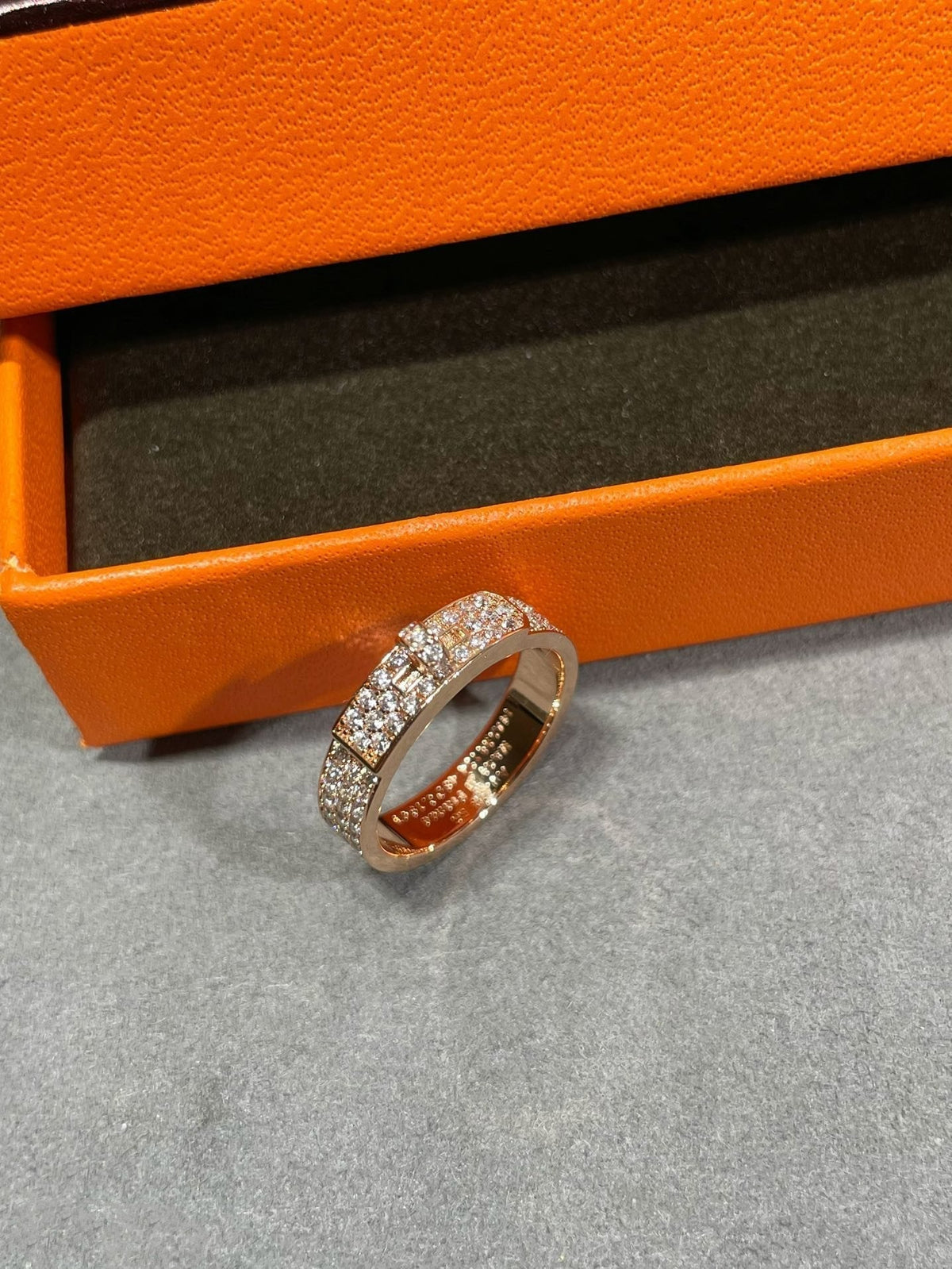 [⭐moonlume]KELLY PINK GOLD DIAMOND RING