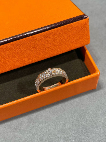 [⭐moonlume]KELLY PINK GOLD DIAMOND RING