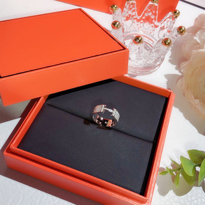 [⭐moonlume]H RING FULL DIAMOND