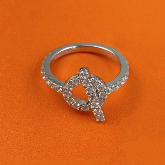 [⭐moonlume]ECHAPPEE RING SILVER DIAMOND