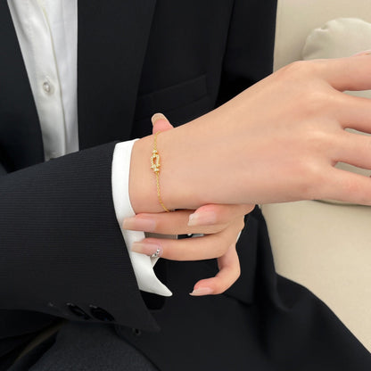 [⭐moonlume]FORCE 10 SMALL CHAIN BRACELET