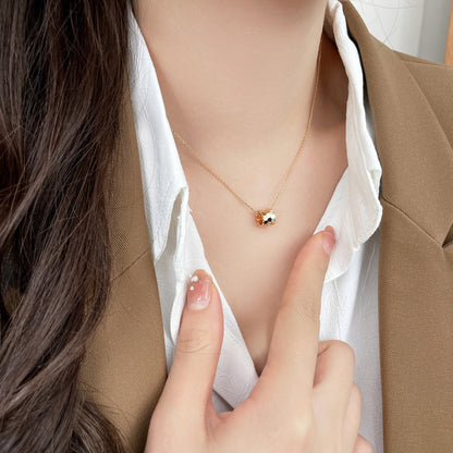 [⭐moonlume]BEE MINI PEDANT DIAMOND NECKLACE