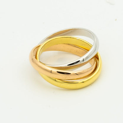 [⭐moonlume Jewelry]TRINITY RING GOLD PINK GOLD SILVER