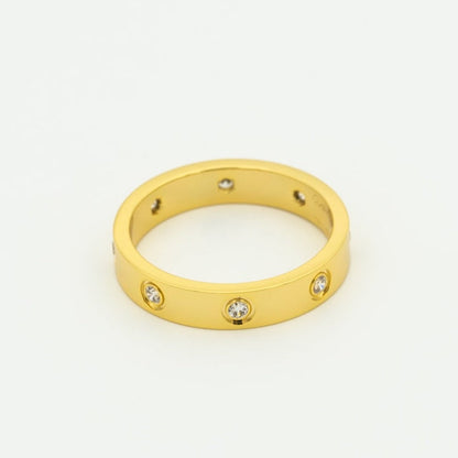 [⭐moonlume]LOVE RING 3.6MM 8 DIAMONDS