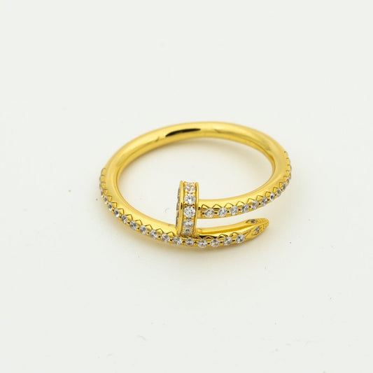 [⭐moonlume]JUSTE RING 1.8MM GOLD DIAMONDS