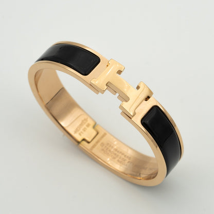[⭐moonlume]H BLACK BRACELET
