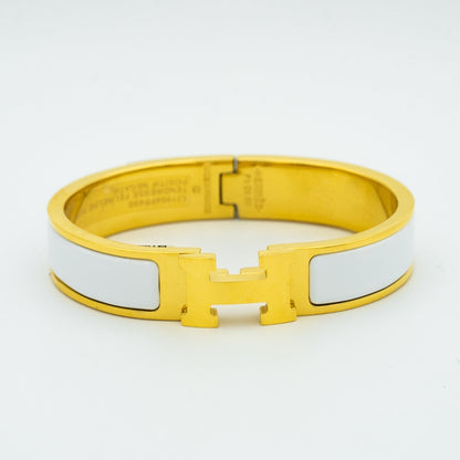[⭐moonlume]H WHITE BRACELET