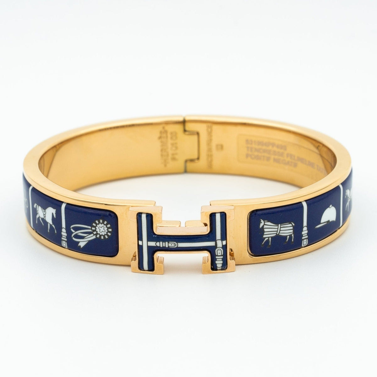 [⭐moonlume]H BRACELET BLUE CERAMIC