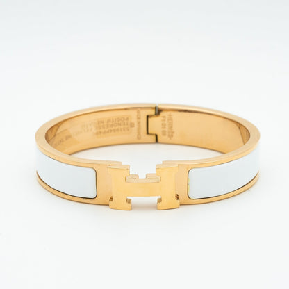[⭐moonlume]H WHITE BRACELET