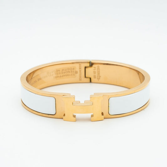 [⭐moonlume]H WHITE BRACELET