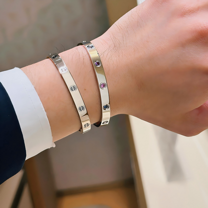 [⭐moonlume] 2026 RAINBOW LOVE BRACELET 6.1MM  10 DIAMONDS