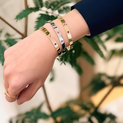 [⭐moonlume] 2026 RAINBOW LOVE BRACELET 6.1MM  10 DIAMONDS