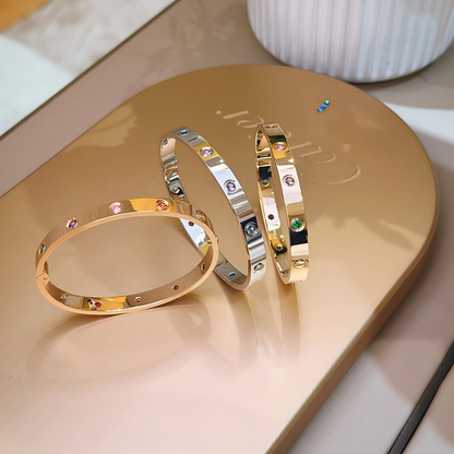 [⭐moonlume] 2026 RAINBOW LOVE BRACELET 6.1MM  10 DIAMONDS