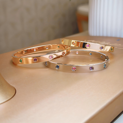[⭐moonlume] 2026 RAINBOW LOVE BRACELET 6.1MM  10 DIAMONDS