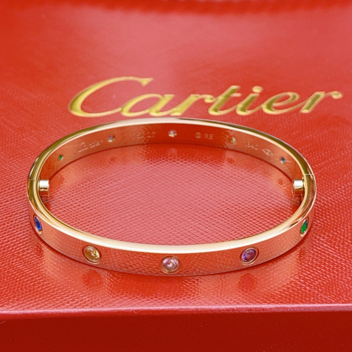 [⭐moonlume] 2026 RAINBOW LOVE BRACELET 6.1MM  10 DIAMONDS