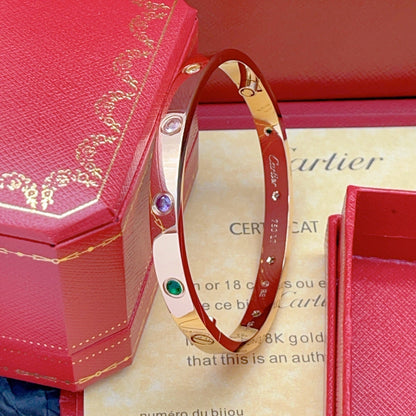 [⭐moonlume] 2026 RAINBOW LOVE BRACELET 6.1MM  10 DIAMONDS