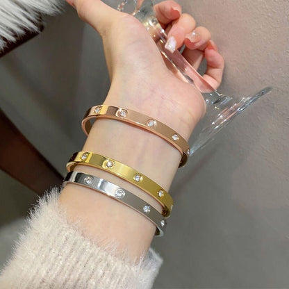 [⭐moonlume] 2026 RAINBOW LOVE BRACELET 6.1MM  10 DIAMONDS