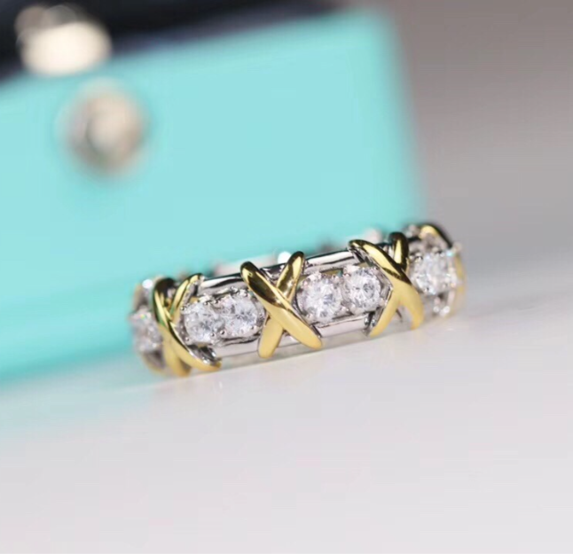 [⭐moonlume jewelrys]Classic Gold Diamond Ring