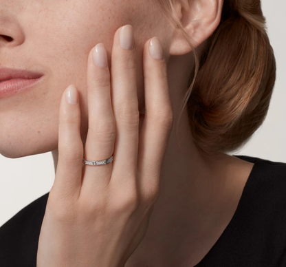 [⭐moonlume]LOVE RING 2.6mm-wide full-diamond ring silver