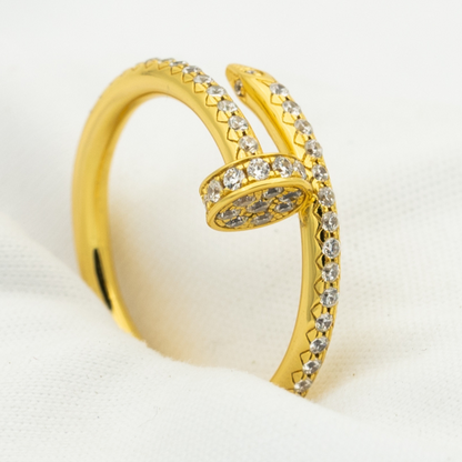 [⭐moonlume]JUSTE RING 1.8MM GOLD DIAMONDS