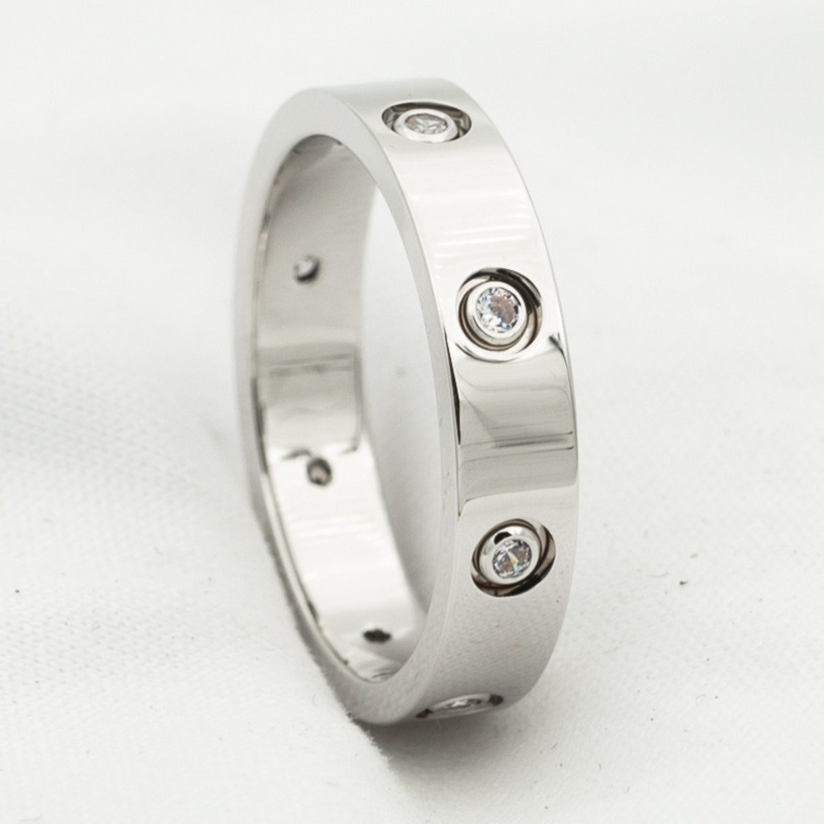 [⭐moonlume]LOVE RING 3.6MM 8 DIAMONDS