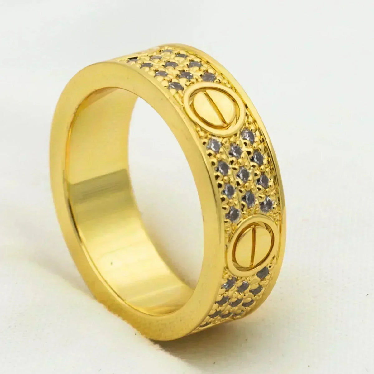[⭐moonlume]LOVE RING 5.5MM DIAMONDS PAVED