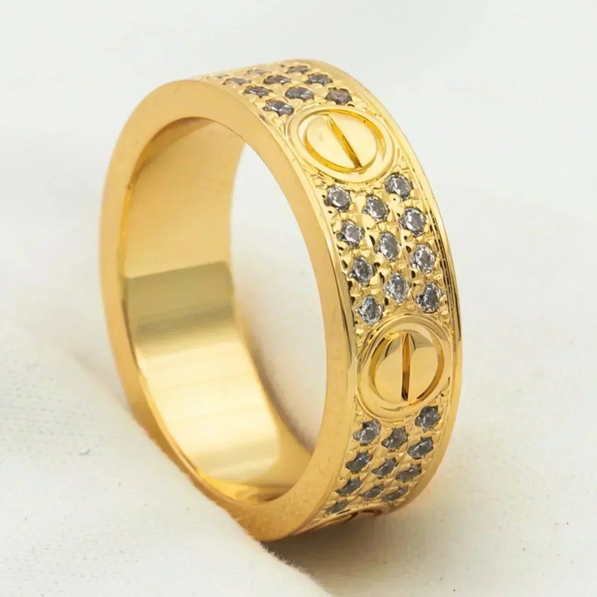 [⭐moonlume]LOVE RING 5.5MM DIAMONDS PAVED