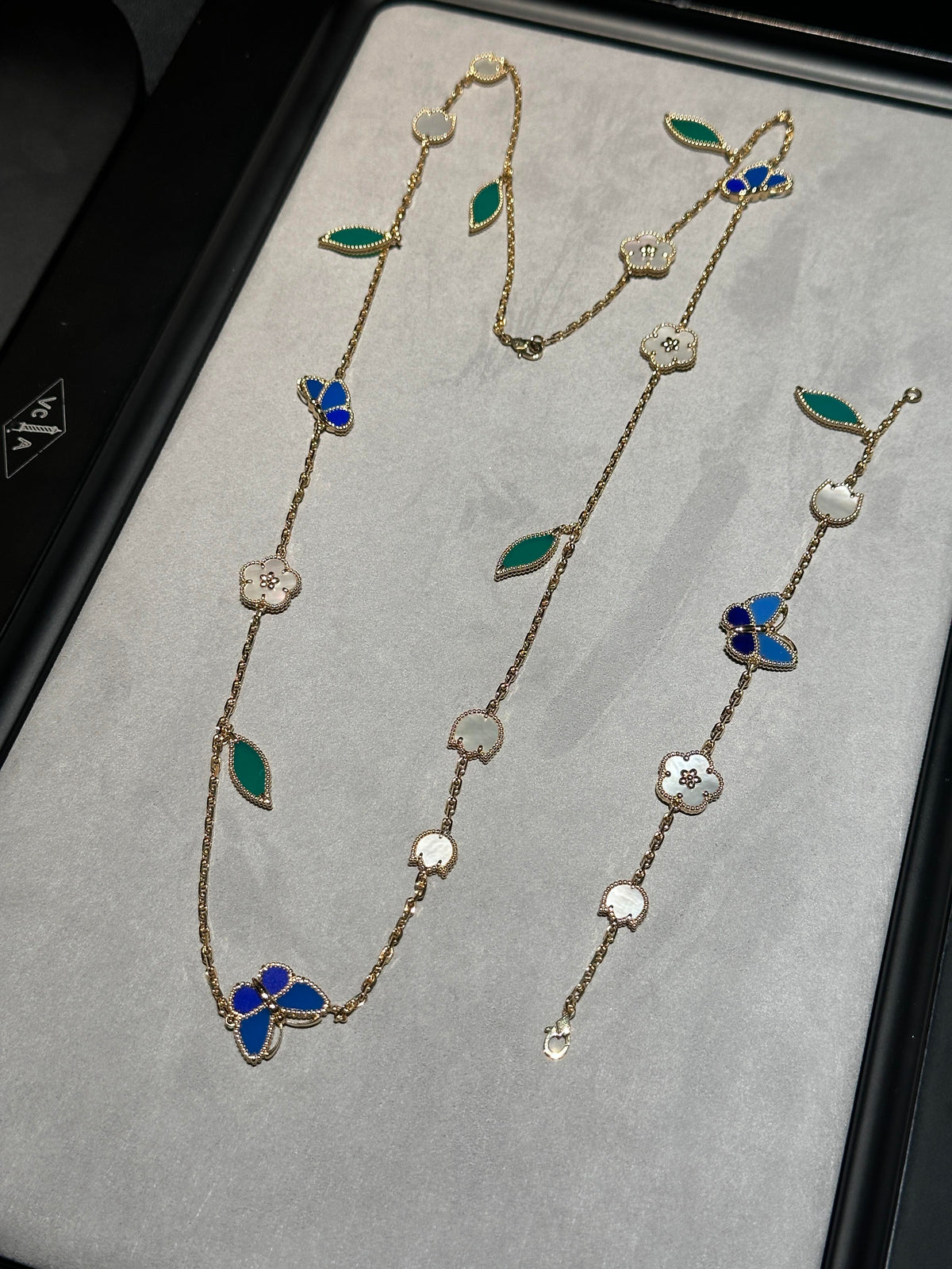 [⭐moonlume] 26 NEW CLOVER 15 MOTIFS LUCKY NECKLACE