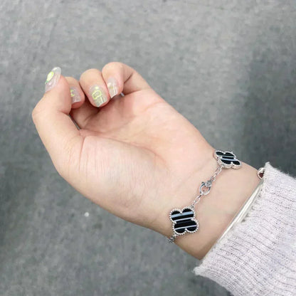 [⭐moonlume] CLOVER 5 MOTIF PULSAR STONE BRACELET COLLECTION