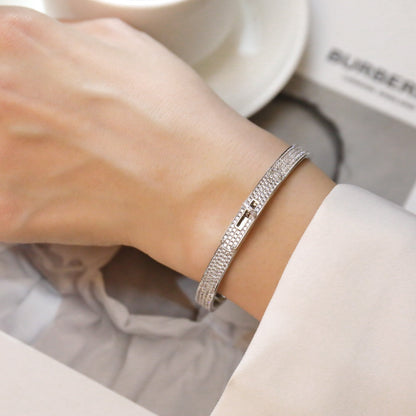 [⭐moonlume]KELLY BRACELET DIAMOND PAVED