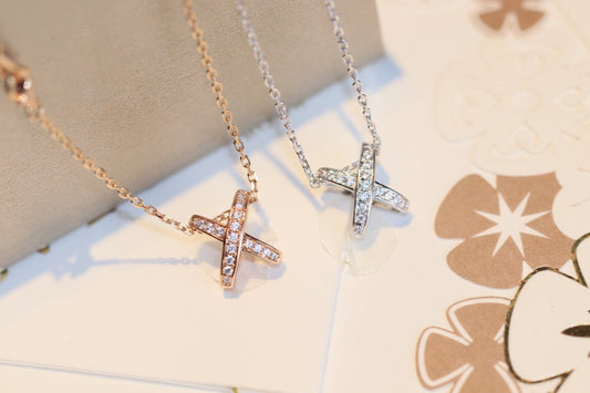 [⭐moonlume]JEUX DE DIAMOND NECKLACE