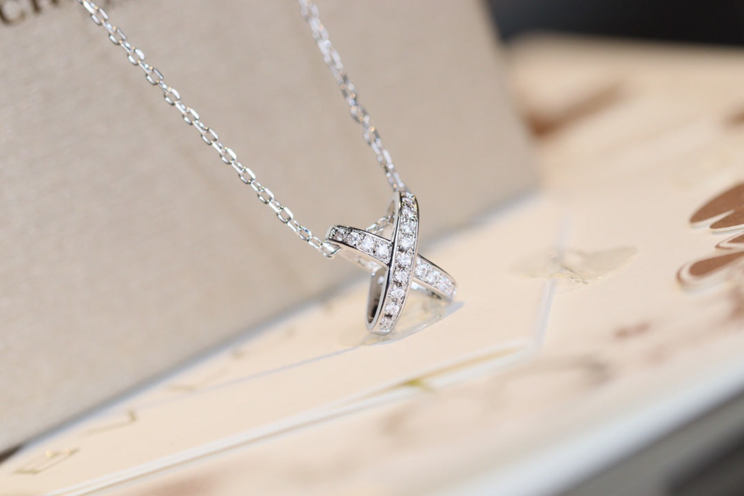 [⭐moonlume]JEUX DE DIAMOND NECKLACE