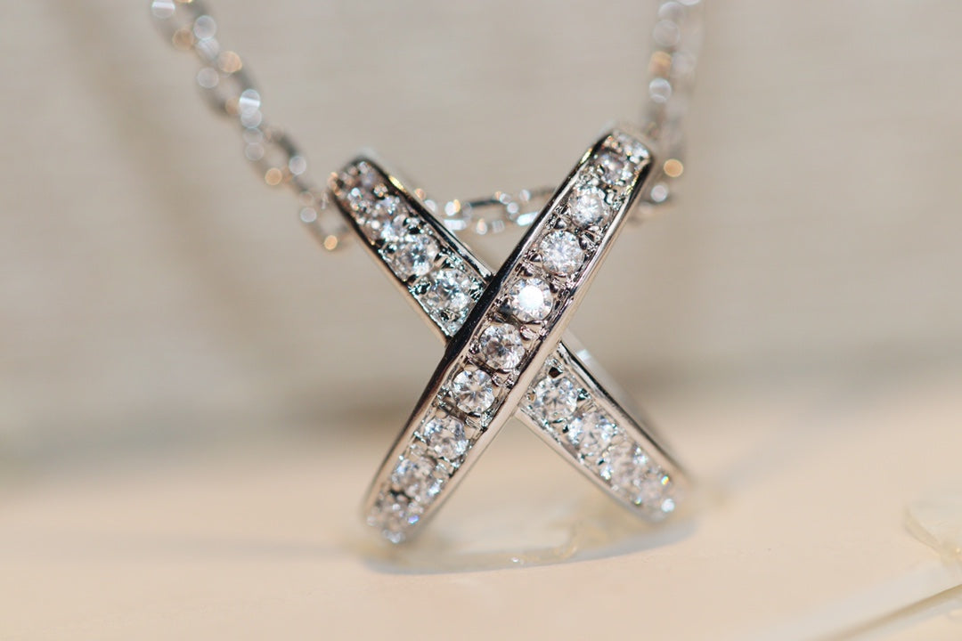 [⭐moonlume]JEUX DE DIAMOND NECKLACE